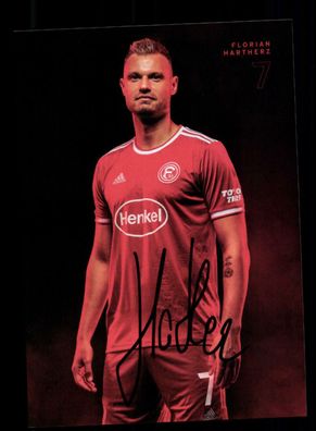 Florian Hartherz Autogrammkarte Fortuna Düsseldorf 2021-22 Original Signiert