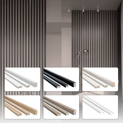 Musterstück Hexim Lamellen Wandverkleidung Deckenverkleidung Wand MDF Holzlamellen