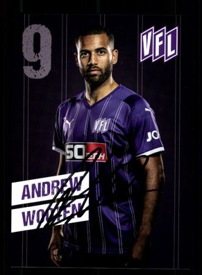 Andrew Wooten Autogrammkarte VFL Osnabrück 2021-22 Original Signiert