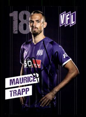 Maurice Trapp Autogrammkarte VFL Osnabrück 2021-22 Original Signiert