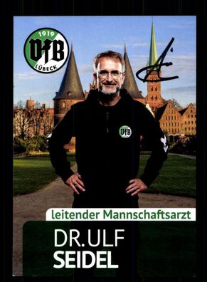 Ulf Seidel Autogrammkarte VFB Lübeck 2021-22 Original Signiert
