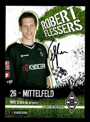 Robert Flessers Autogrammkarte Borussia Mönchengladbach 2007-08 Original Signier