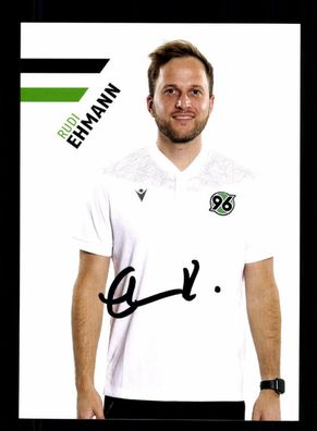 Rudi Ehmann Autogrammkarte Hannover 96 2021-22 Original Signiert