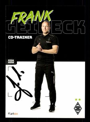 Frank Geideck Autogrammkarte Borussia Mönchengladbach 2021-22 Original Signiert