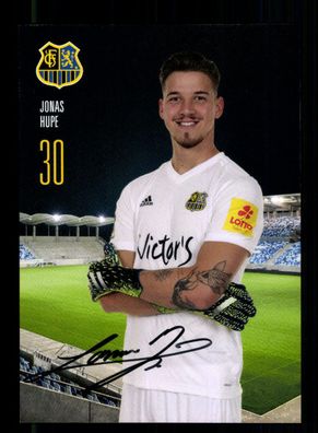 Jonas Hupe Autogrammkarte 1 FC Saarbrücken 2021-22 Original Signiert