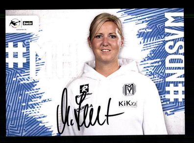 Melanie Hubert Autogrammkarte SV Meppen 2021-22 Original Signiert