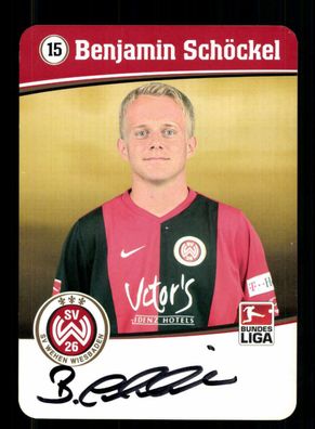 Benjamin Schöckel Autogrammkarte SV Wehen Wiesbaden 2007-08 Original Signiert