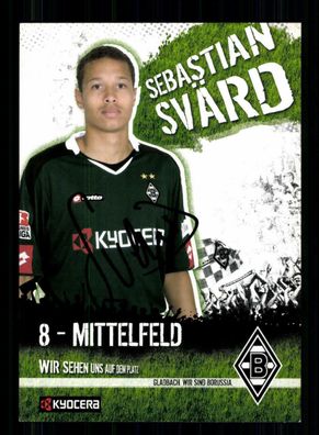 Sebastian Svard Borussia Mönchengladbach 2007-08 Original Signiert