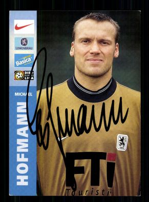 Michael Hofmann Autogrammkarte TSV 1860 München 1999-00 Original Signiert