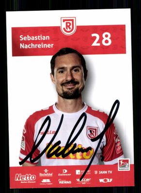 Sebastian Nachreiner Autogrammkarte Jahn Regensburg 2021-22 Original Signiert