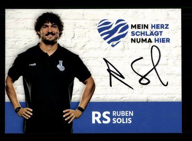 Ruben Solis Autogrammkarte MSV Duisburg 2021-22 Original Signiert