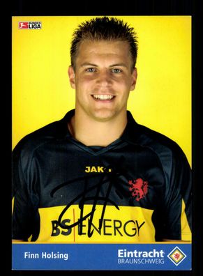 Fin Holsing Autogrammkarte Eintracht Braunschweig 2006-07 Original Signiert
