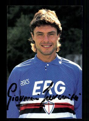 Giovammi Internizzi Autogrammkarte Sampdoria Genua 90er Jahre Original Signiert