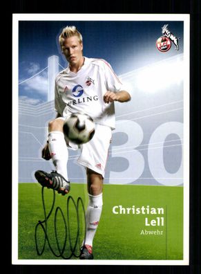 Christian Lell Autogrammkarte 1 FC Köln 2005-06 Original Signiert