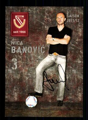 Ivica Banovic Autogrammkarte Energie Cottbus 2011-12 Original Signiert