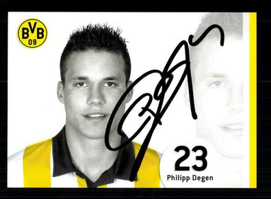 Philipp Degen Autogrammkarte Borussia Dortmund 2006-07 Original Signiert