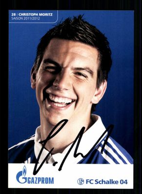 Christoph Moritz Autogrammkarte FC Schalke 04 2011-12 1. Karte Original Signiert