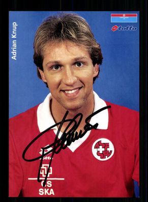 Adrian Knup Autogrammkarte Schweiz Nationalmannschafts Original Signiert