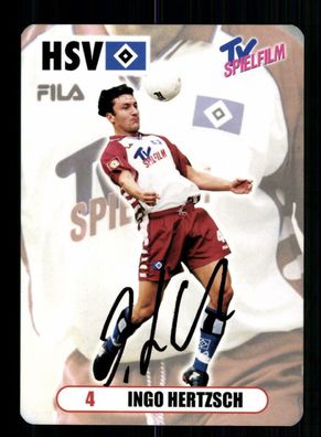 Ingo Hertzsch Autogrammkarte Hamburger SV 2000-01 Original Signiert