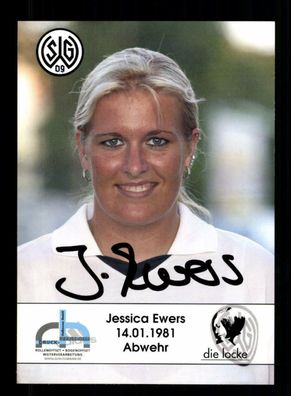 Jessica Ewers Autogrammkarte SG Wattenscheid 09 Frauen 2004-05 Original Signiert