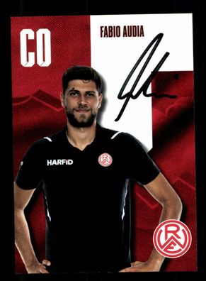 Fabiio Audia Autogrammkarte Rot Weiss Essen 2021-22 Original Signiert