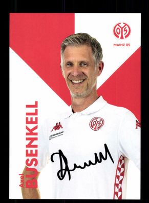 Axel Busenkell Autogrammkarte FSV Mainz 05 2021-22 Original Signiert
