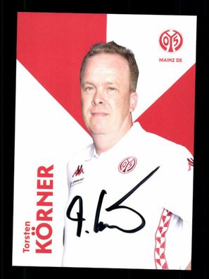Torsten Körner Autogrammkarte FSV Mainz 05 2021-22 Original Signiert