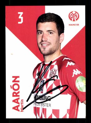Aaron Martin Autogrammkarte FSV Mainz 05 2021-22 Original Signiert