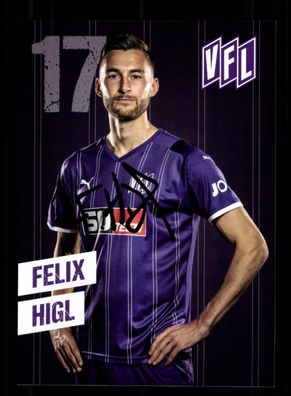Felix Higl Autogrammkarte VFL Osnabrück 2021-22 Original Signiert