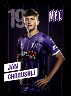 Jan Chorushij Autogrammkarte VFL Osnabrück 2021-22 Original Signiert