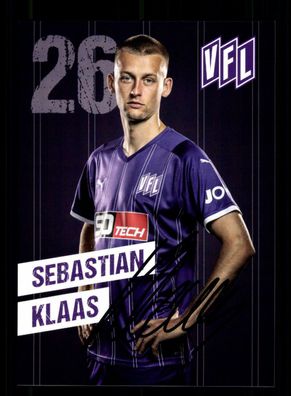 Sebastian Klaas Autogrammkarte VFL Osnabrück 2021-22 Original Signiert