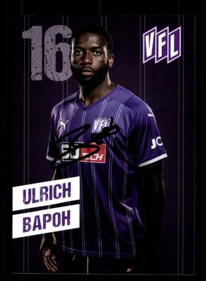 Ulrich Bapoh Autogrammkarte VFL Osnabrück 2021-22 Original Signiert