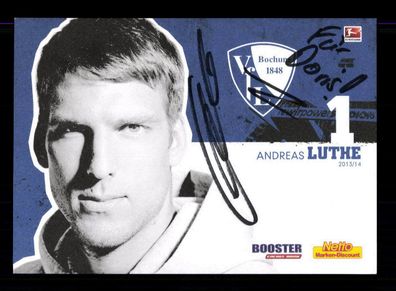 Andreas Luthe Autogrammkarte VfL Bochum 2013-14 Original Signiert