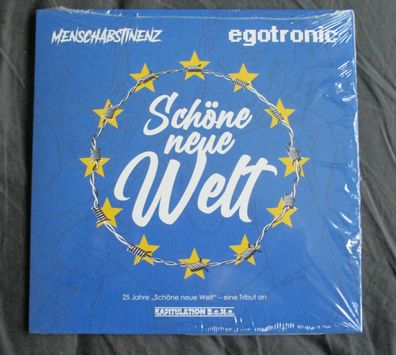 Egotronic / Menschabstinenz - Schöne neue Welt Split EP farbig