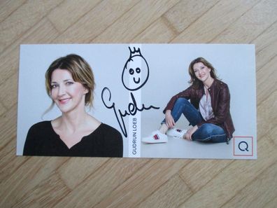 QVC Fernsehmoderatorin Gudrun Loeb - handsigniertes Autogramm!!!!