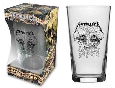 Metallica Sad But True Bierglas Trinkglas Beer glass offizielle Merchandise NEU NEW