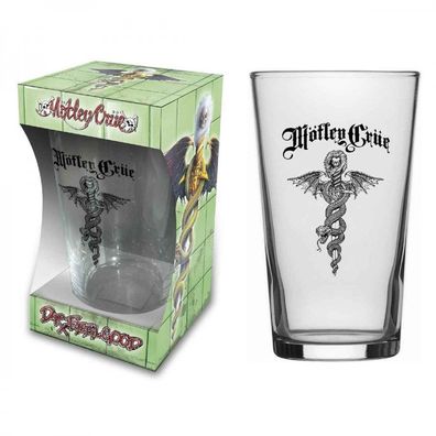 Mötley Crüe Dr. Feelgood Bierglas Trinkglas Beer glass offizielle Merchandise NEU