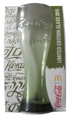 Coca Cola & Mc Donald´s - Bengalisch - Olivgrün - Limited Edition 2015 - Glas 0,3 l.