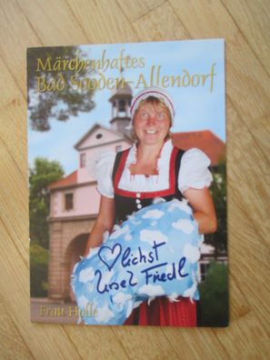 Märchenhaftes Bad Sooden-Allendorf - Frau Holle - Ursel Friedl - Autogramm!