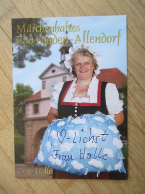 Märchenhaftes Bad Sooden-Allendorf - Frau Holle - Autogramm!!