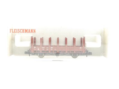 E218 Fleischmann N 8202 Güterwagen Rungenwagen DB