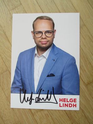 MdB SPD Helge Lindh - handsigniertes Autogramm!!