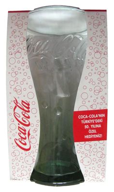 Coca Cola ( Türkei ) - Edition Luftblasen - Glas - Farbe Grün
