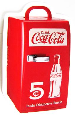 Coca Cola - Aufkleber - 5 cent - In the Distinctive Bottle - Motiv 068 - 66 x 40 mm