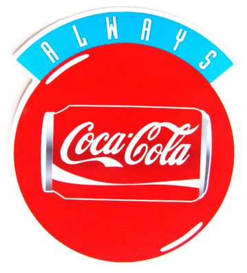 Coca Cola - Aufkleber - Always - Motiv 051 - 64 x 55 mm