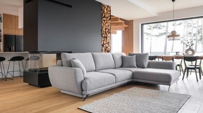 Sofa Eckcouch Couch grau Lady "Gemütlichkeit" 280x178cm