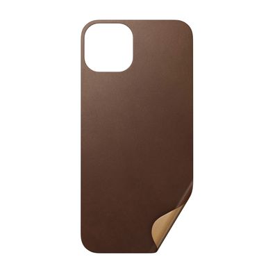 Nomad Leather Skin Rustic Brown für iPhone 13