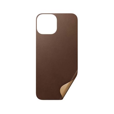Nomad Leather Skin Rustic Brown für iPhone 13 Mini