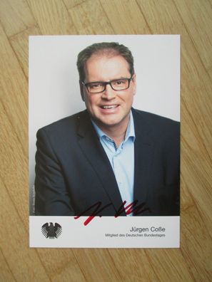 MdB SPD Jürgen Coße - handsigniertes Autogramm!!!