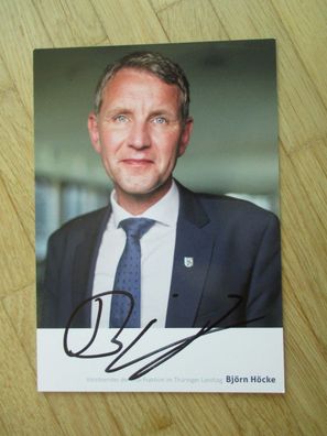 Thüringen AfD Politiker Björn Höcke - handsigniertes Autogramm!!!